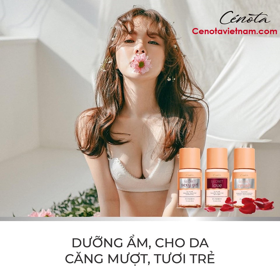 Nước hoa Dưỡng thể Cenota Secret Sexy Crush 75ml Nhẹ Nhàng Lãn Mạn