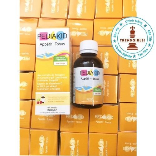 Vitamin cho bé Pediakid Appétit Tonus, Pháp (125ml) giúp bé ăn ngon cho trẻ 6 tháng tuổi trở lên hay biếng ăn