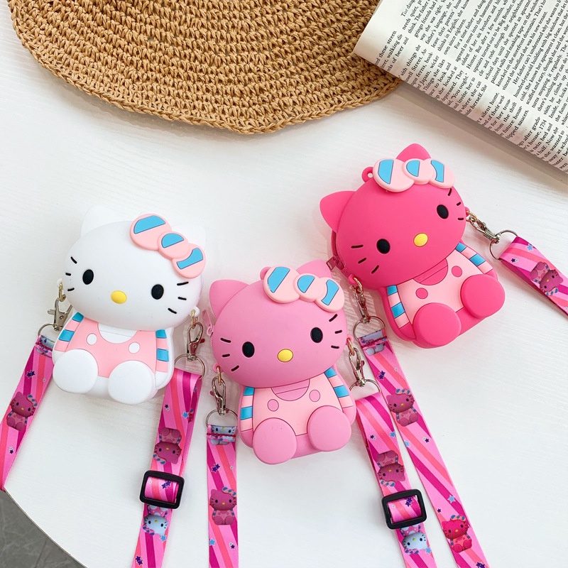 Túi Đeo Vai Bằng Silicone Thiết Kế Hình Hoạt Hình Dành Cho Nữ