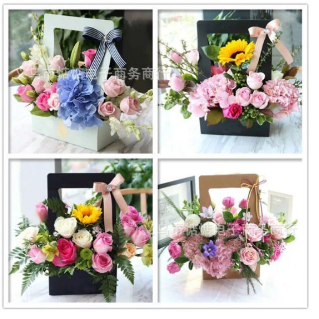 Hộp gói hoa hiện đại