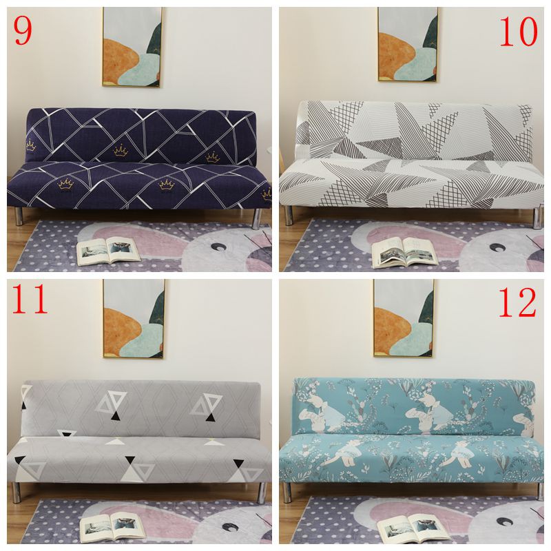 Folding Sofa Bed Slipcover Armless Furniture Protector