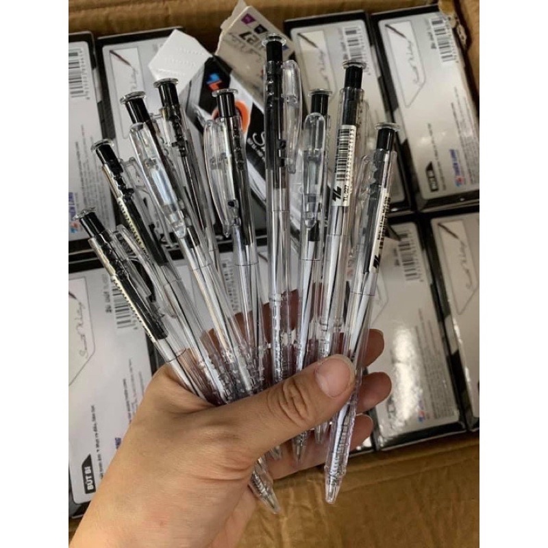 Hộp 20 cây Bút Bi Thiên Long TL-027(xanh/đen)