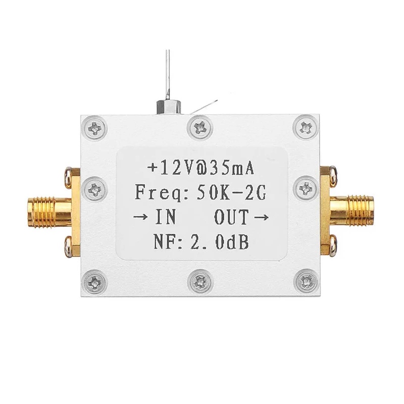 Mô Đun Khuếch Đại Âm Thanh LNA 50K-2GHz Cho RF FM HF VHF / UHF Ham