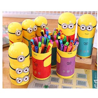 Hộp bút màu dạ minion 3d