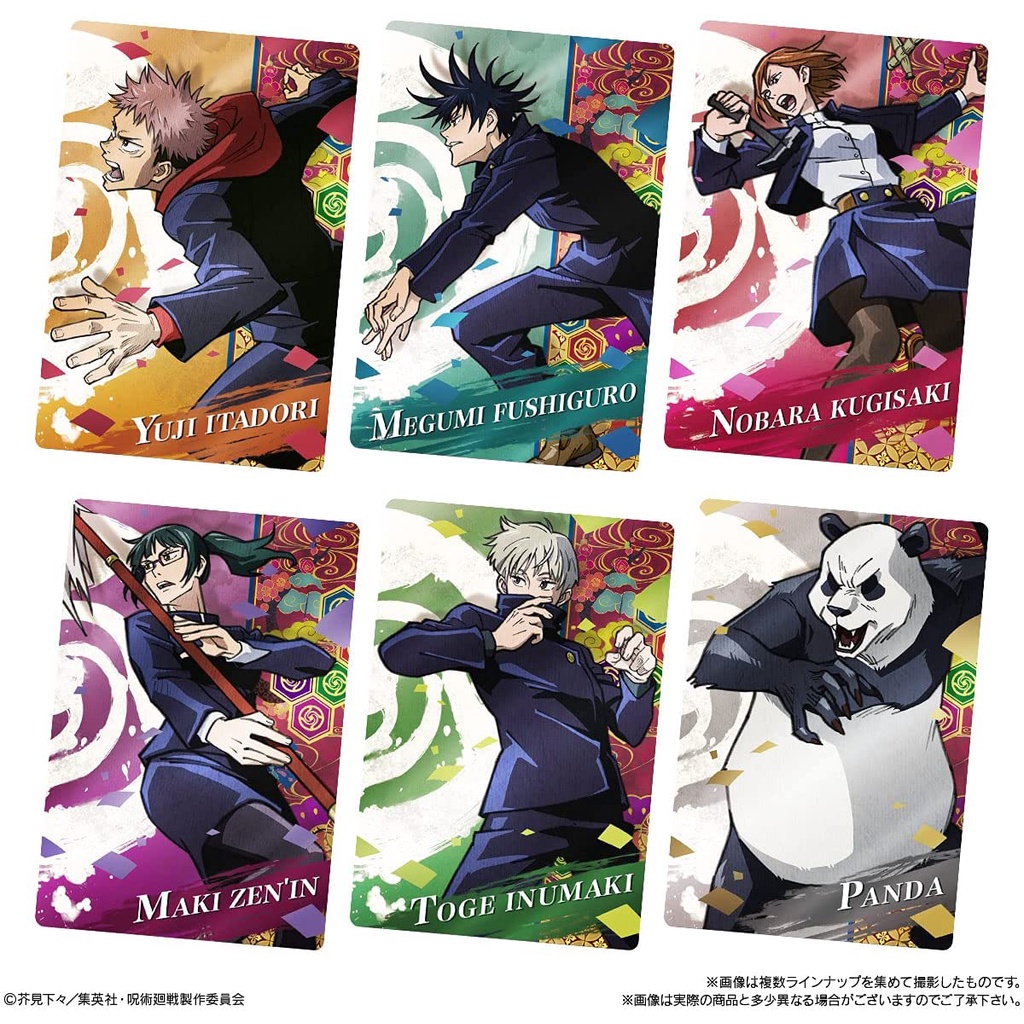 Gói Thẻ Nhân Phẩm Jujutsu Kaisen Vol 2 - Bánh Xốp Kèm Card