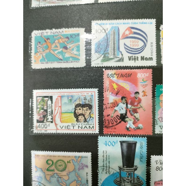 Stamp Ablum tem bưu chính. Bộ 90 tem xưa Việt Nam tặng kèm album từ những năm 1980 - nay.