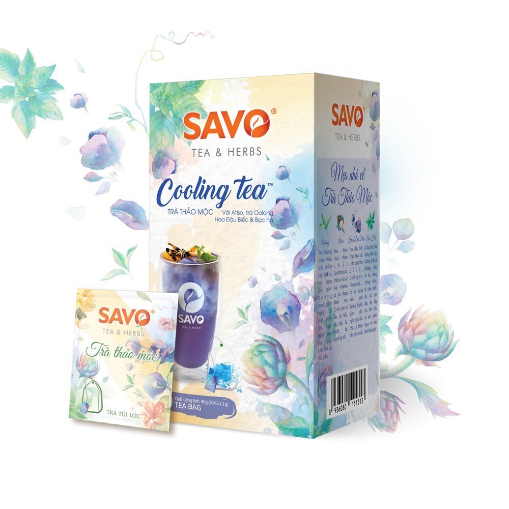 Trà Thảo Mộc SAVO hoa cúc, Loving Tea, Warming Tea, Cooling Tea, Refreshing Tea