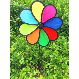 chong chóng cầu vồng 8 cánh 50cm may mắn