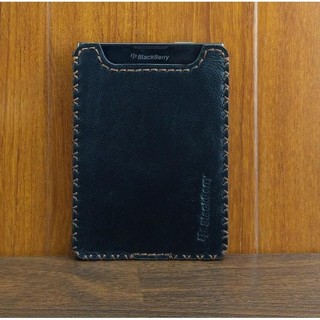 Bao Da Ionecase Blackberry Passport At&T Hộp da bò Màu Đen