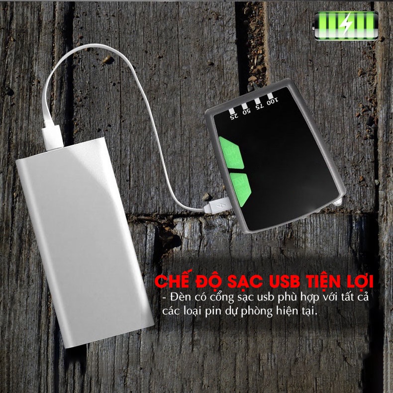 Đèn LED Đội Đầu, Đèn Pin Đội Đầu Đeo Trán Cảm Biến 4 Bóng Siêu Sáng Hoạt Động 6H Liên Tục Kèm Pin Sạc Siêu Tiện Lợi.AL