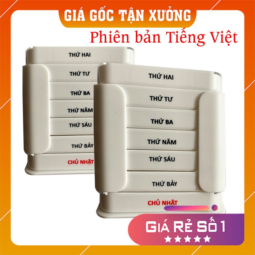 Hộp chia thuốc 7 ngày tiện lợi Tashuan TS-5317