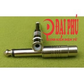 Jack 6.5 mono 1 vạch đầu RCA cái
