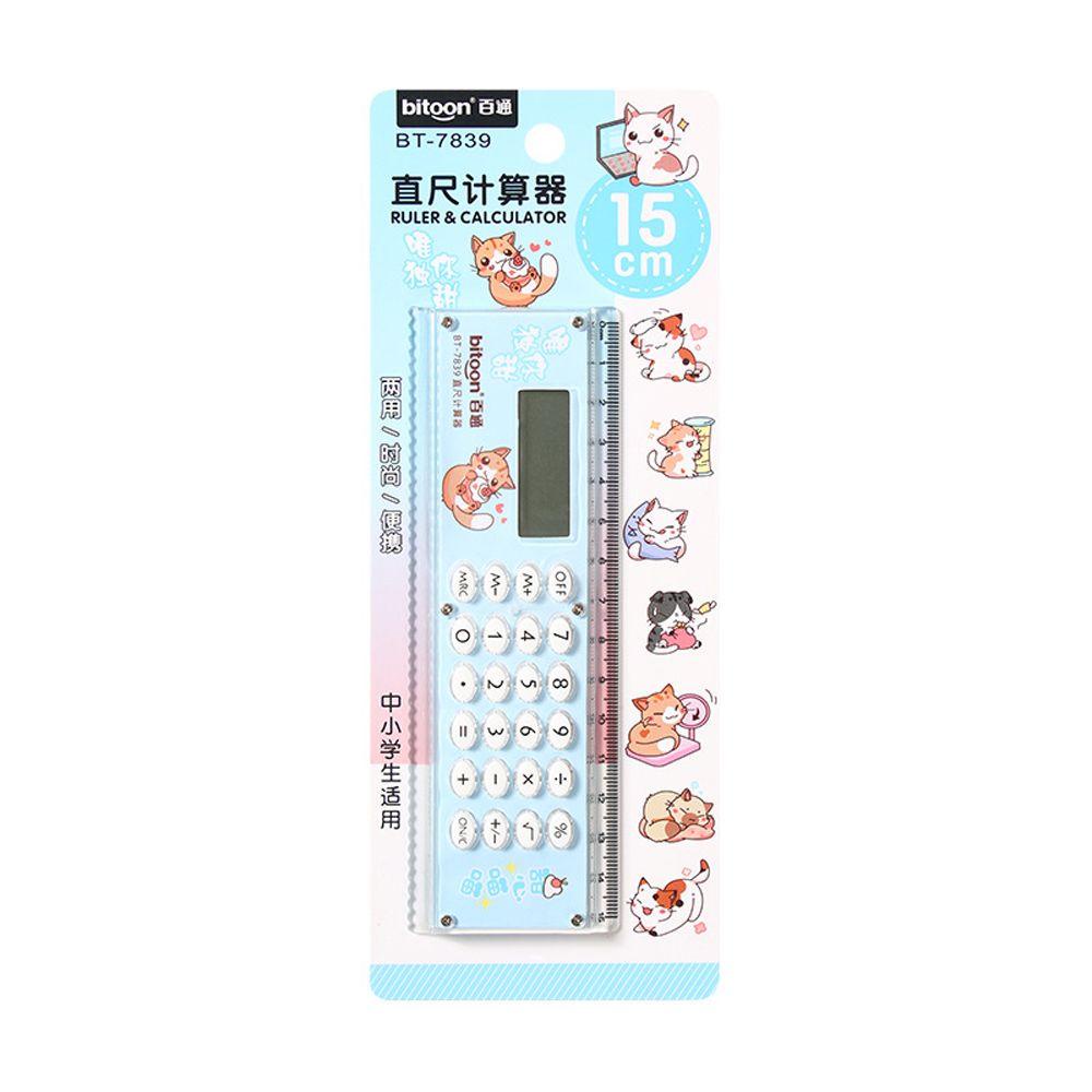 Thước Gấp Đa Năng Trong Suốt REBUY1 Chuyên Dụng Cho Học Sinh