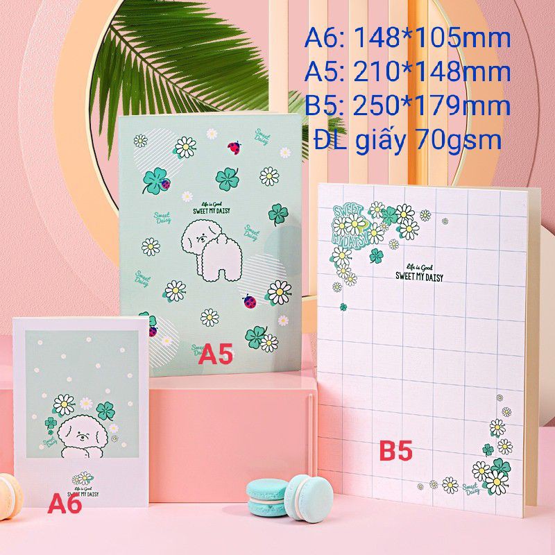 Sổ tay gáy còng A6 A5 B5