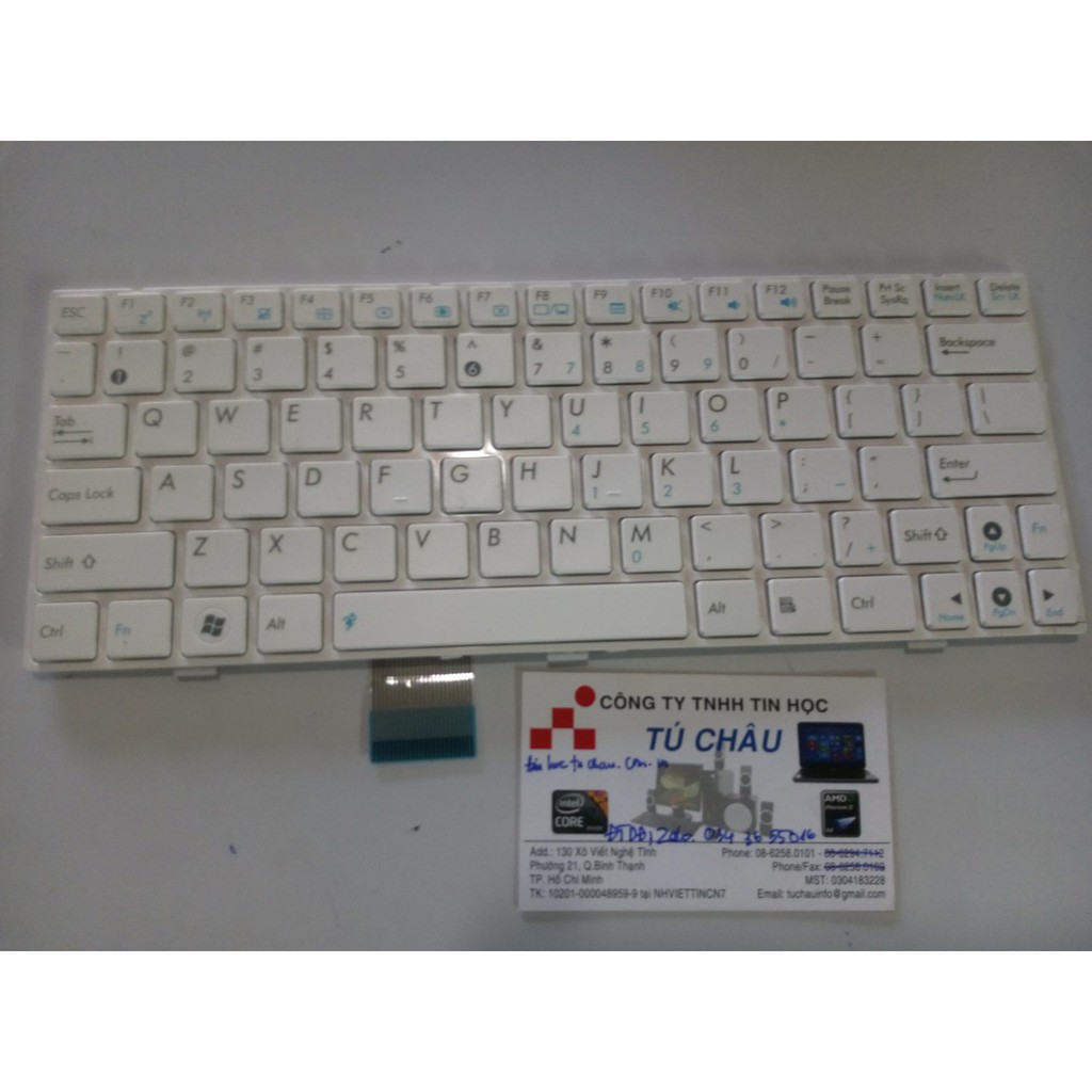 Bàn phím Laptop Asus EPC700 - 10 inch (Màu trắng)