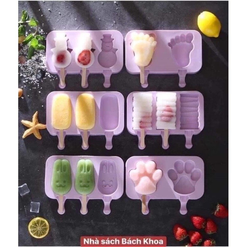 Khuôn Kem Silicone loại dày đẹp 3c