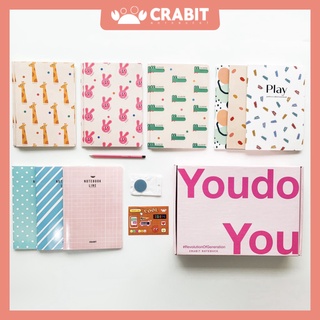 [Kèm quà tặng] Combo 12 vở kẻ ngang, Crabit 9 mẫu - Revolution Of Generation - Youdoyou