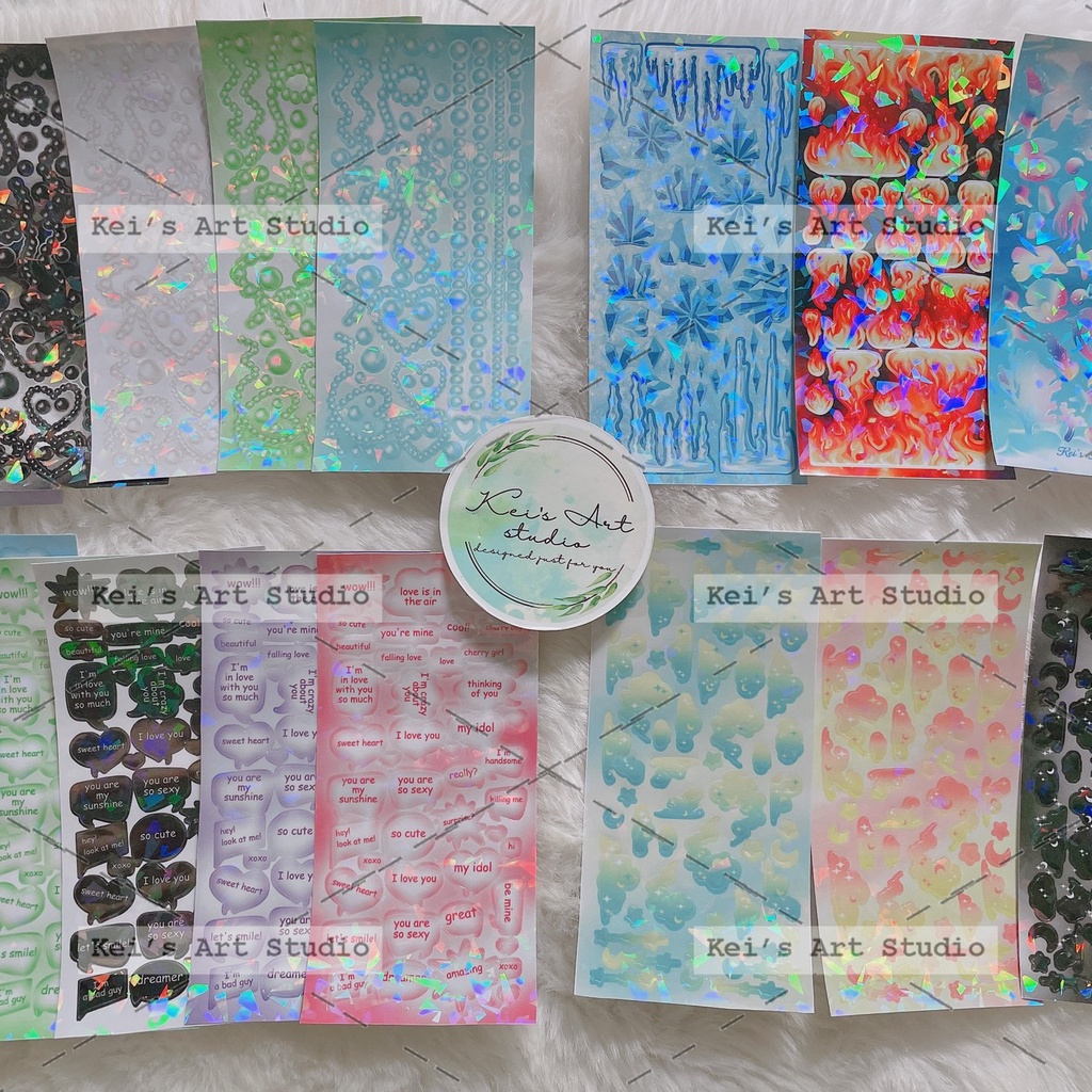 Sticker toploader thiết kế nhà Kei - ĐỌC KĨ THÔNG TIN