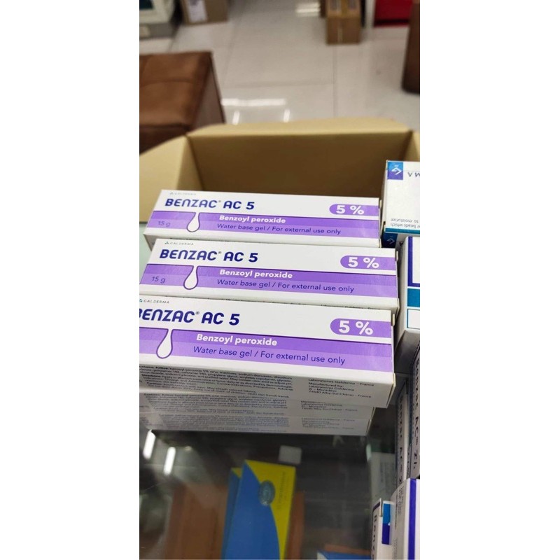 kem benzac AC 5% Thái Lan loại 15g mẫu mới