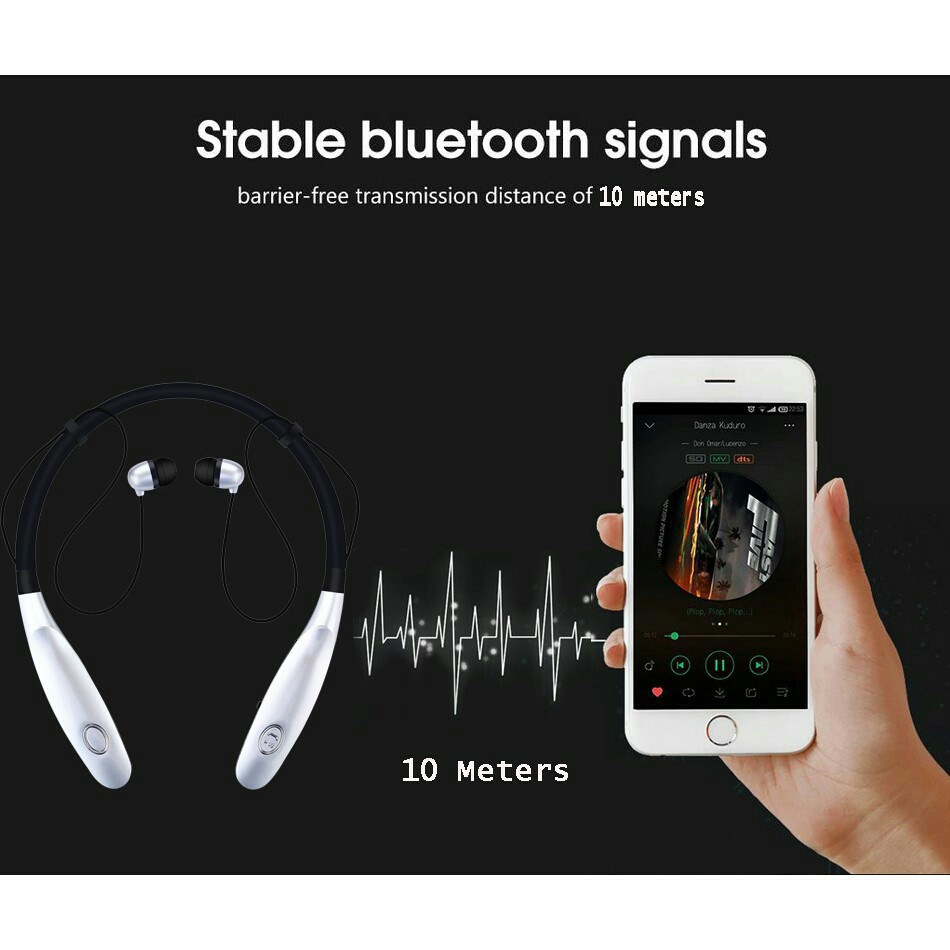 Tai nghe bluetooth 4.0 pin 15h ZAWA HBS 900 S  ( vàng đồng)