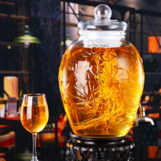 Bình Thủy Tinh Cá Chép 10L