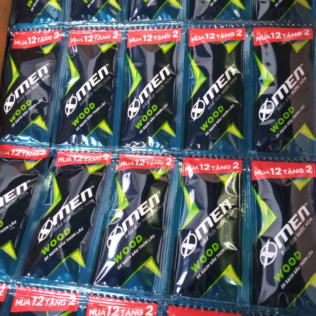 (Set 10 dây×14goi) Dầu gội Xmen.