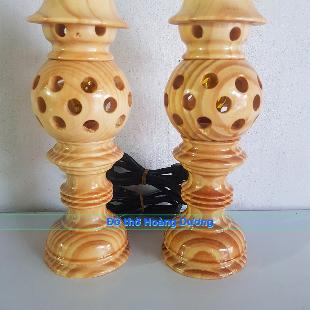 Đèn bàn thờ Chúa hình Thánh Giá cao 27cm