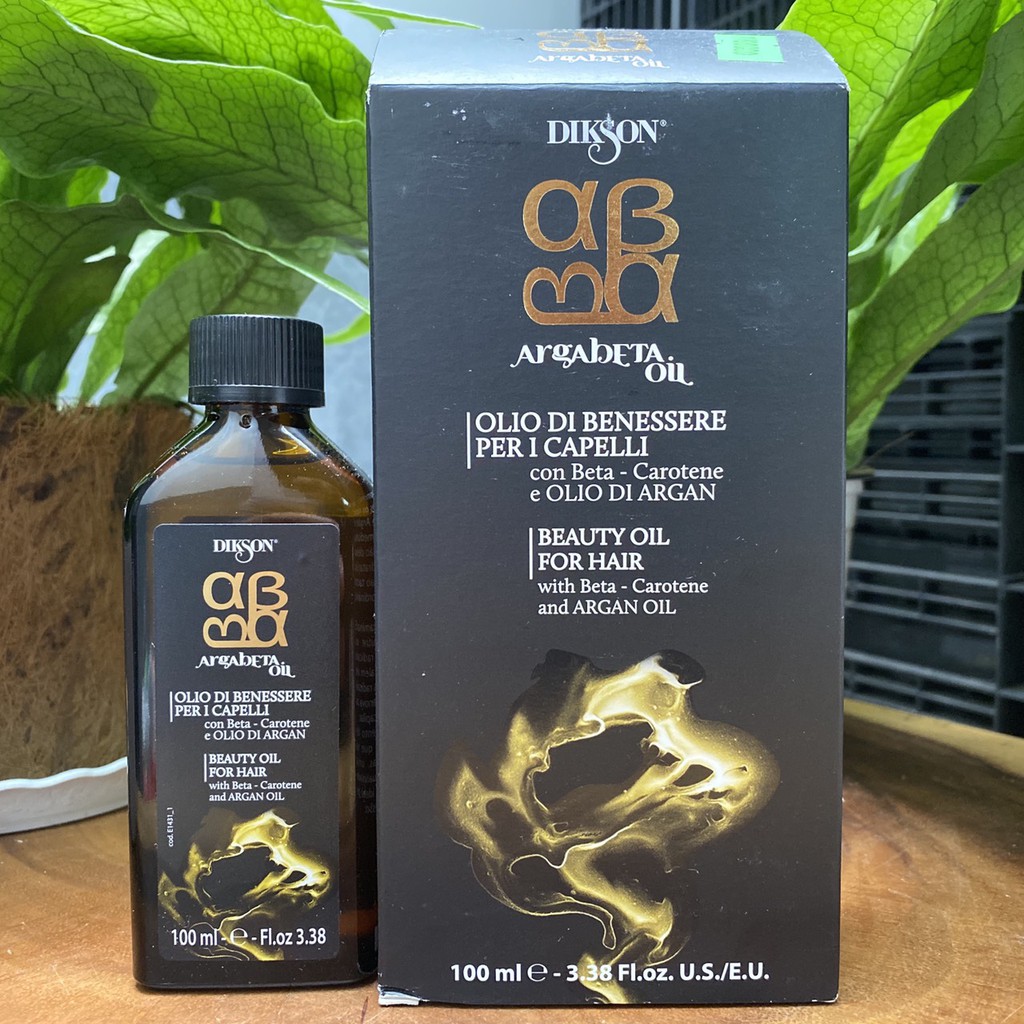 Tinh dầu Dikson Argabeta Oil (Italy) phục hồi tóc hư tổn 100ml ( New 2021 )