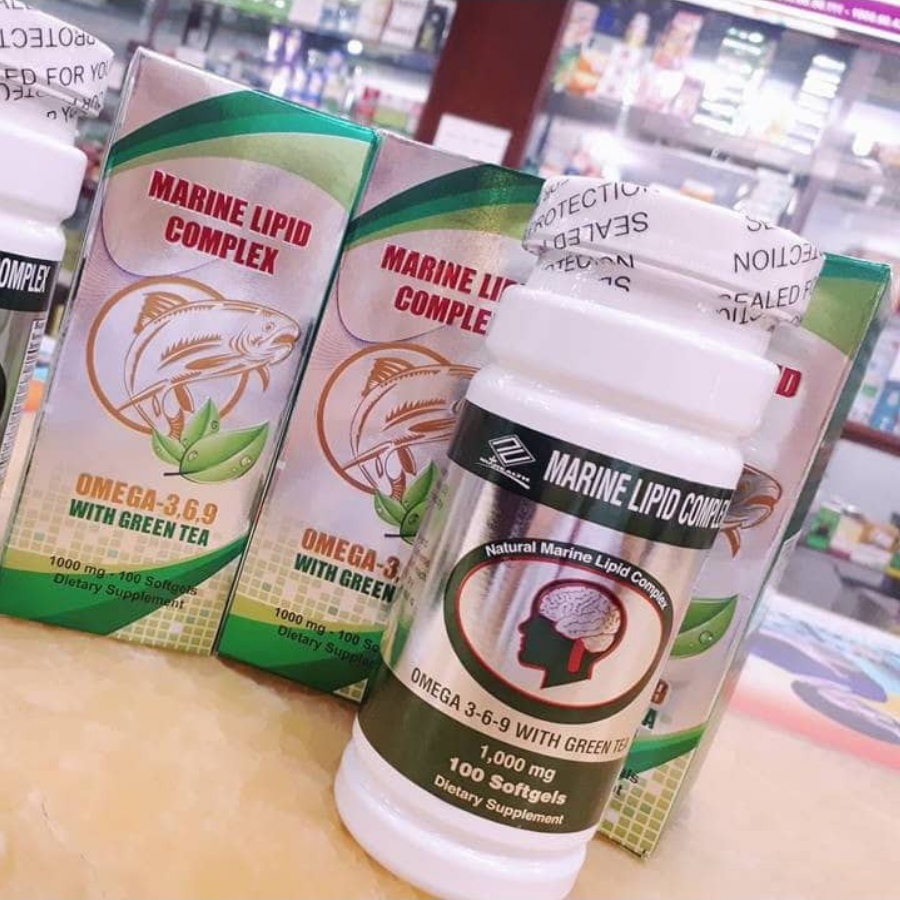 Viên dầu cá của Mỹ - OMEGA 369 WITH GREEN TEA NuHealth