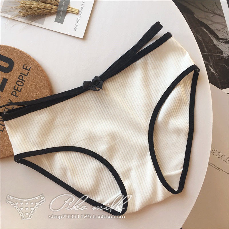 Quần lót nữ cao cấp sexy Cotton nơ dây rời thoáng khí Lolita, chip dễ thương Freesize (hông 78-95cm) M28 | BigBuy360 - bigbuy360.vn