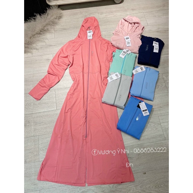 Áo CHOÀNG nắng GU với hàng nghìn hạt hông hơi, thoáng khí