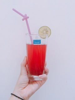 Siro mận chai 1 lit