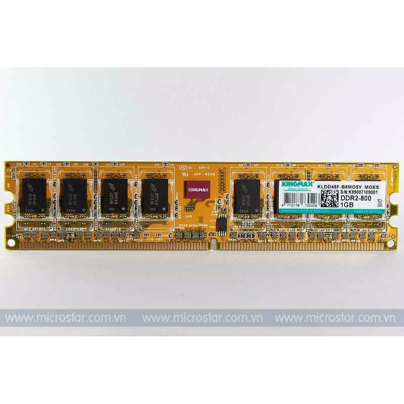 RAM KINGMAX DDR3 1GB BUS 800MHZ