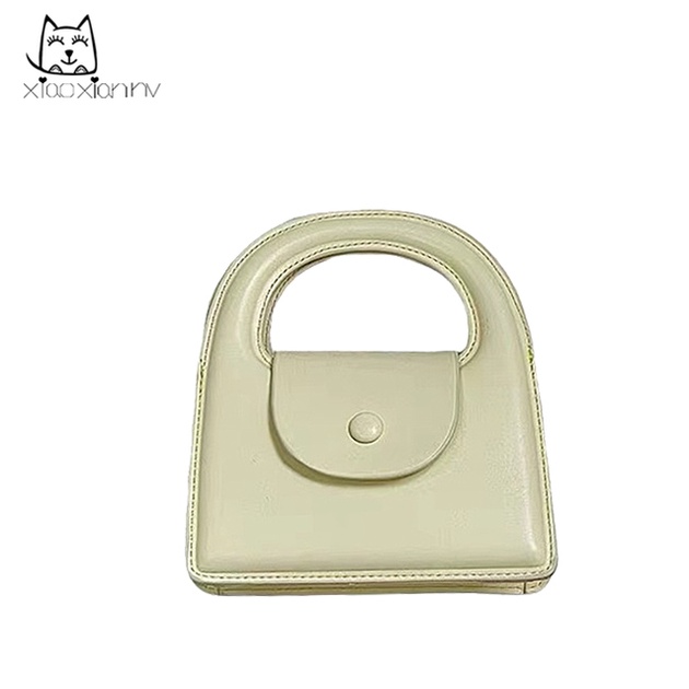 Túi Đeo Chéo Hình Tròn Nhỏ Màu Kẹo Trơn Dễ Thương Thời Trang Xuân Hè 2022 Cho Nữ