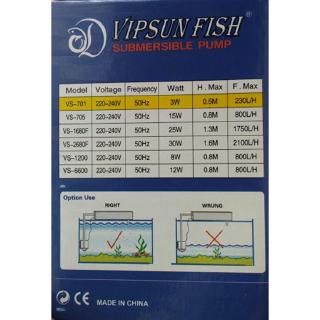 Máy bơm lọc nước Vipsun Vs 701 cho hồ cá cảnh