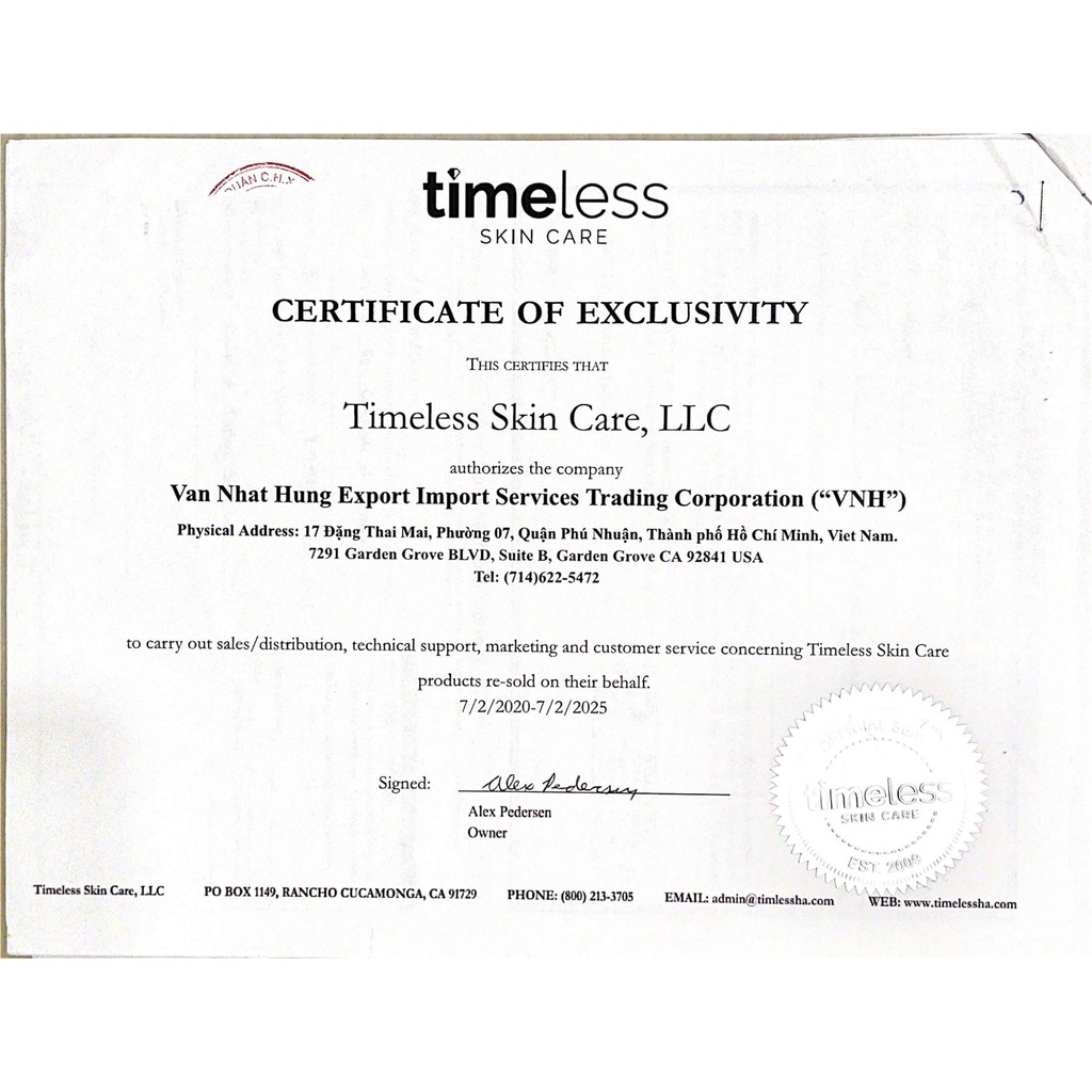 Tinh Chất Dưỡng Sáng Da Timeless 10% Vitamin C + Vitamin E + Ferulic Acid Serum (30ml)