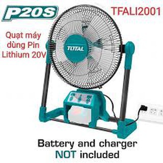 Quạt máy dùng pin lithium 20v total tfali2001
