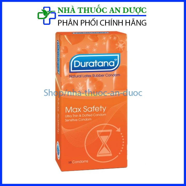 - Bao cao su Duratana - bcs gân gai siêu bôi trơn Hộp 10 chiếc
