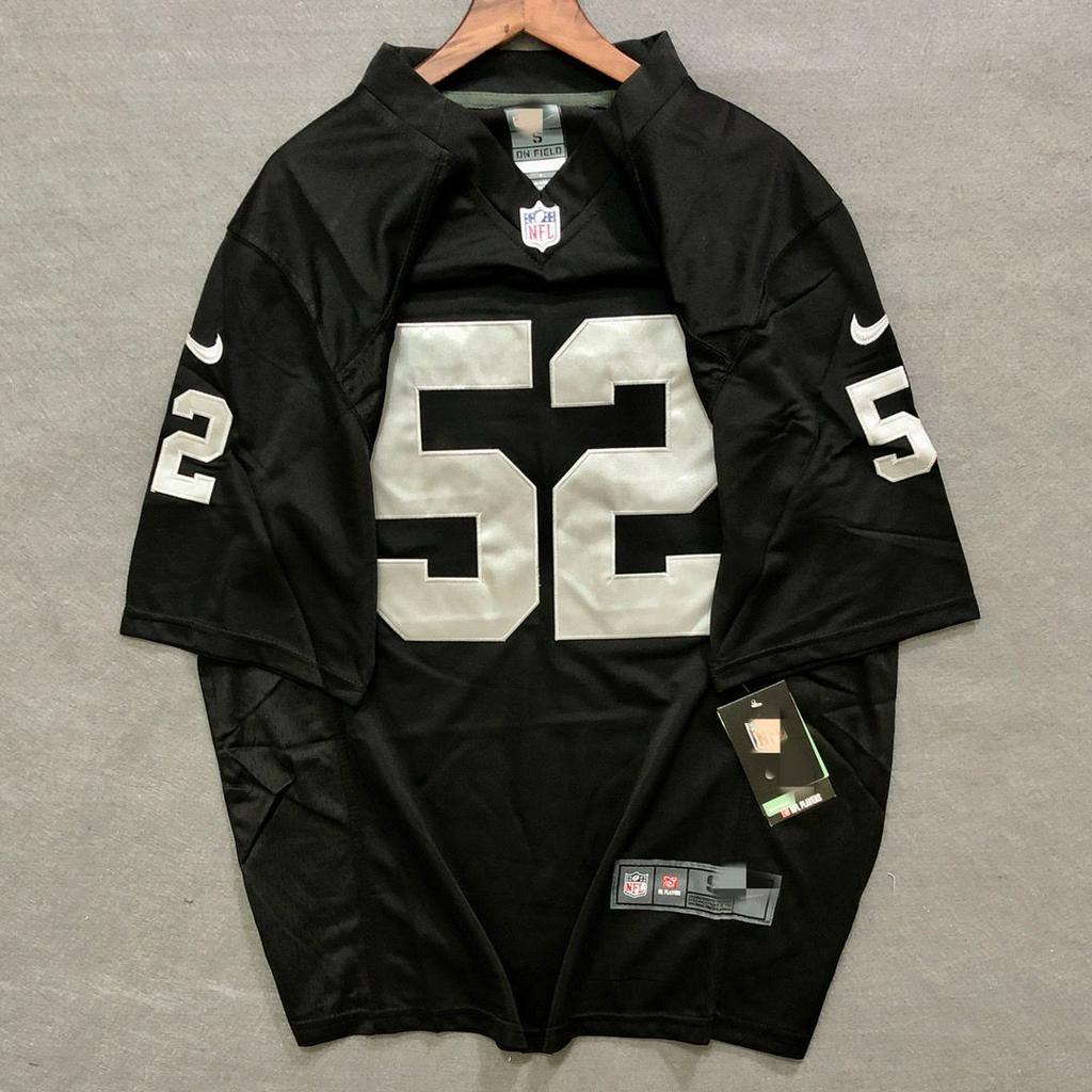 Nfl Áo Jersey Bóng Đá Tay Lỡ Phong Cách Hip hop Đường Phố Mỹ Plus Size Cho Nam