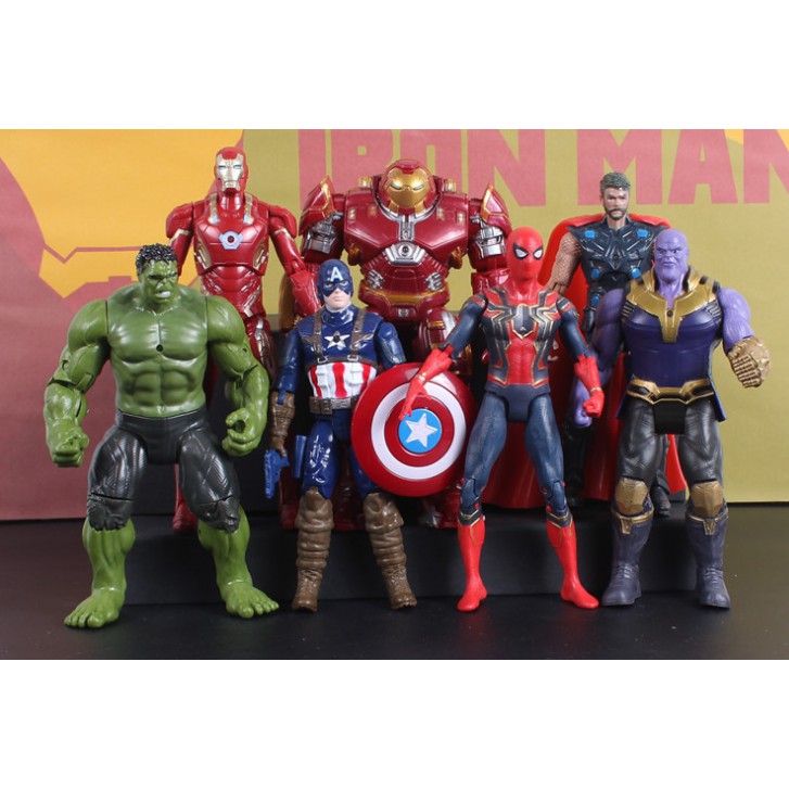 Mô hình nhân vật Siêu anh hùng Avengers có thể cử động khớp tùy chọn mẫu