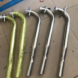 Cổ pô inox gắn wave, dream, sirius, exciter