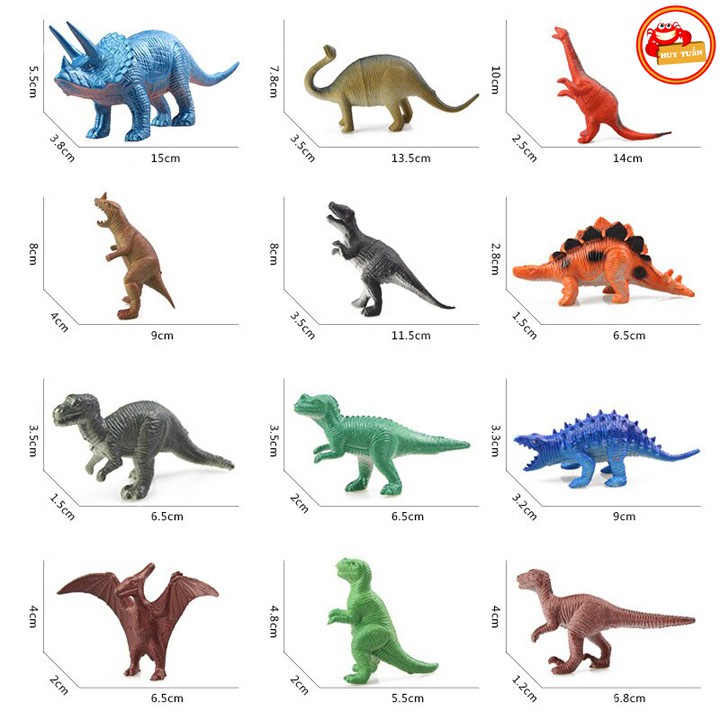 Bộ 22 mô hình khủng long đồ chơi cho bé (KL22)