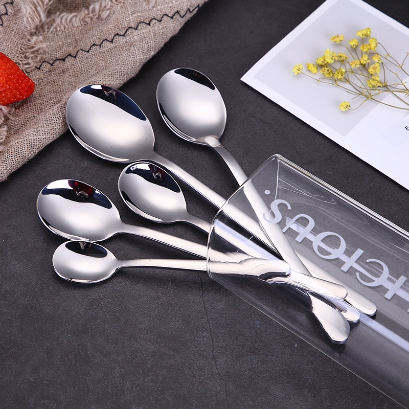 [free ship] Thìa Muỗng INOX 304,410 GIỌT NƯỚC Pha cafe, Ăn Cơm, Ăn Cháo