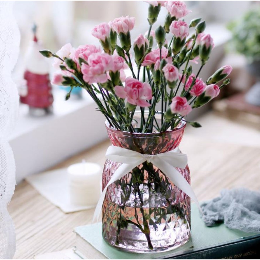 Bình bông lọ hoa thủy tinh sọc hiện đại BH072-2 | BigBuy360 - bigbuy360.vn