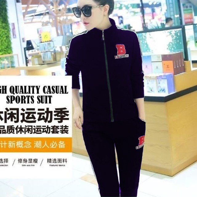 Đồ bộ thu đông chữ B cao cấp