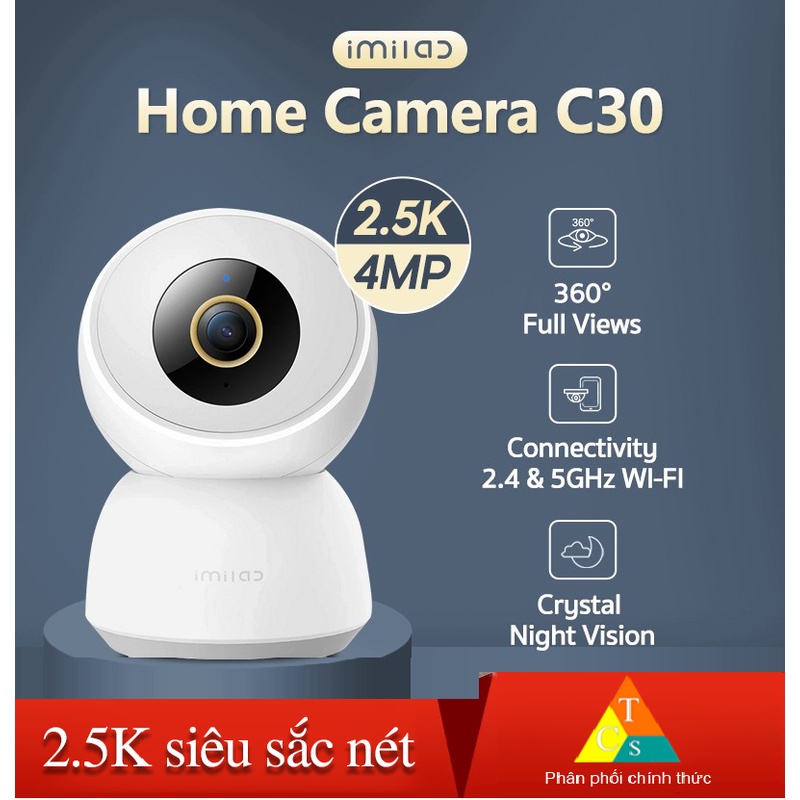 Camera giám sát ip xoay Xiaomi Imilab C30 QHD 2.5K Bản Quốc Tế