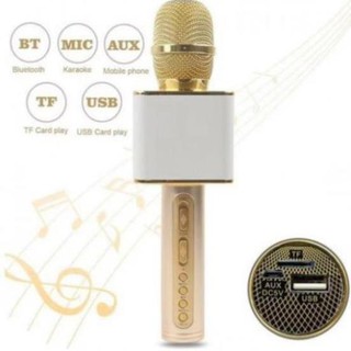 Mic Karaoke không dây SD-08 kèm loa bluetooth hàng loại 1 âm thanh cực chuẩn .