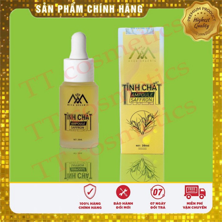 [100% Chính Hãng] tinh chất ampoule saffron serum meea organic  date mới
