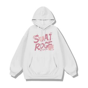 Áo hoodie Ihkke mỏng phong cách đường phố vintage cá tính thời trang cho nữ