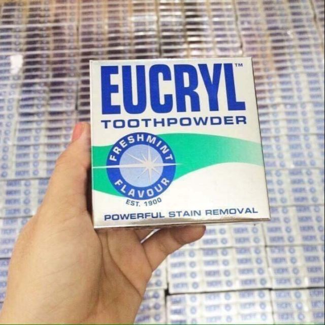 Bột tẩy trắng răng Eucryl Tooth Powder